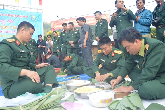 Ngày hội "Xuân đoàn kết - Tết thắm tình quân dân" của Bộ CHQS tỉnh Quảng Nam.